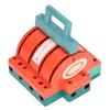 32A 4 Pole Double Throw Knife Switch 3 Phase Electrical Disconnect Knife Switch for Household