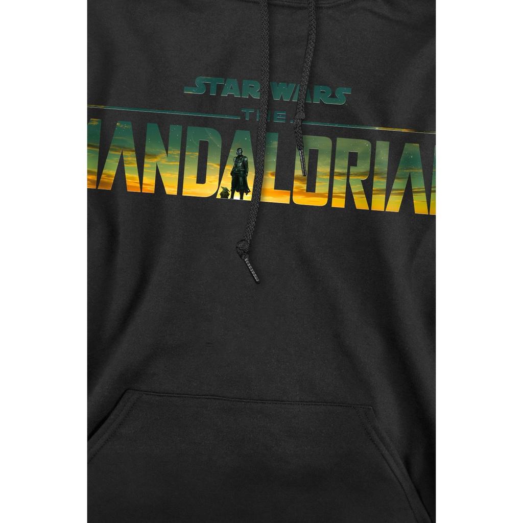 Star Wars: The Mandalorian Mens Landscape Logo Hoodie