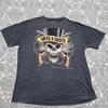 Guns N Roses Shirt Grey Bravado Skulls & Guns Rock Tour Tee Size XL