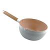 Nonstick Sauce Pan for Cooking Soup Noodles Aluminum Multifunctional Milk Pot Pan Cookware White
