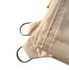 Shade sail, waterproof, beige, 2m x 3m