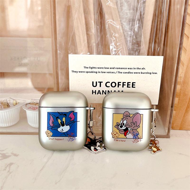 Cartoon cat and mouse for AirPods pro1 generation protective case 1 generation pro1 generation apple bluetooth headset case