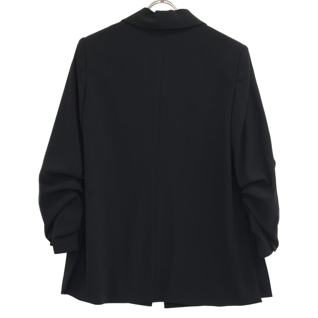 Alice+olivia Black Shawl Collar Side Slit Jacket Jacket M blackUsed