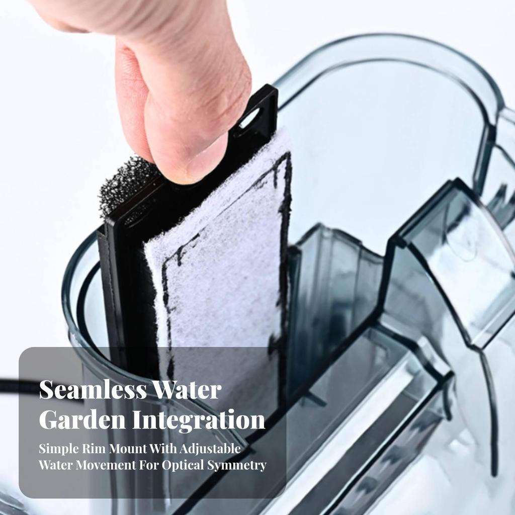 Aquarium Accessory Easy to Install Hang-on Back Filter Quiet for Home Aquariums