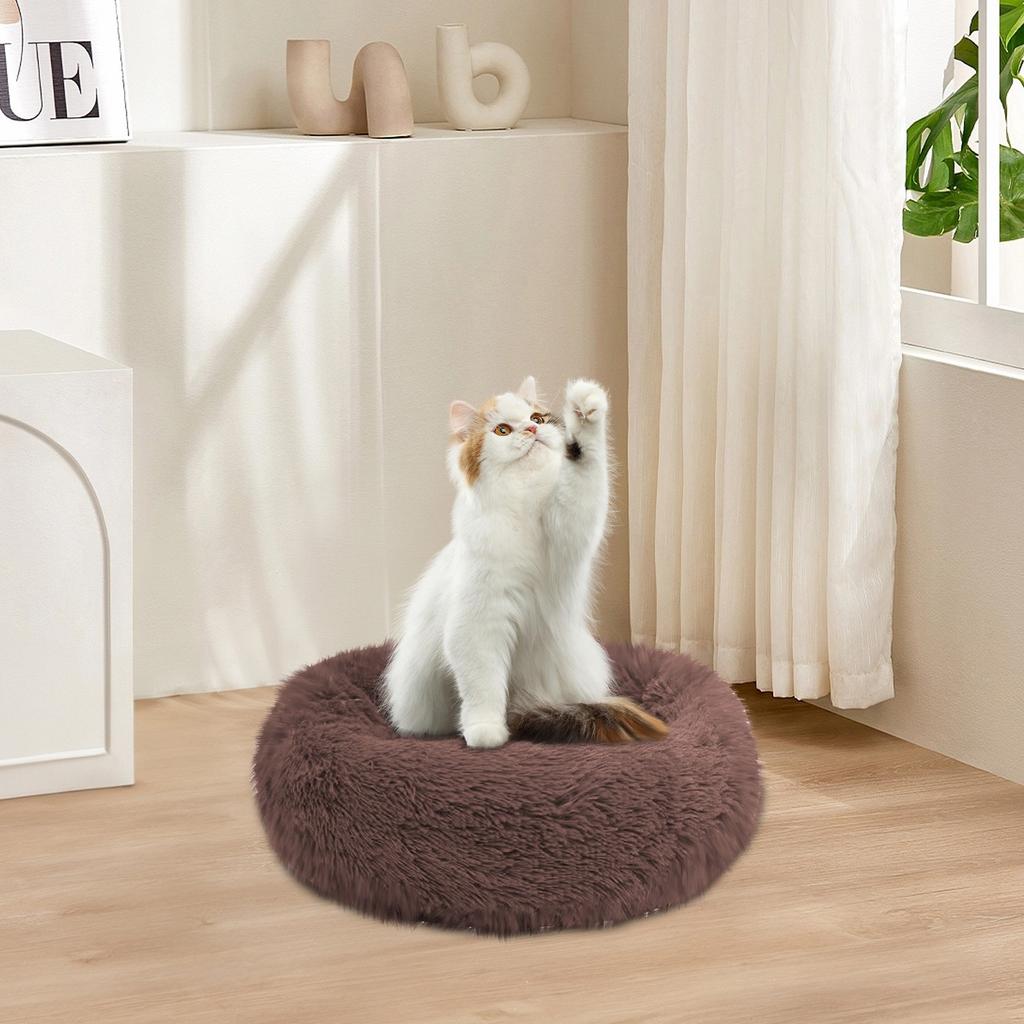 Super Cat Bed Warm Sleeping Cat Nest Soft Long Plush Best Pet Dog Bed for Dogs Basket Cushion Cat Bed Cat Mat Animals Sleeping