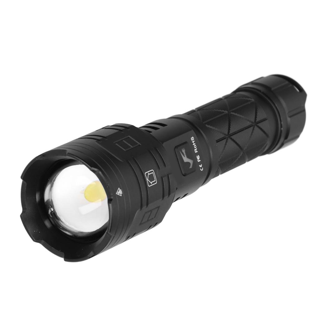 LED Flashlight USB Charging 16 Core 5 Light Levels 2 Modes Camping Lighting Device for Outdoor