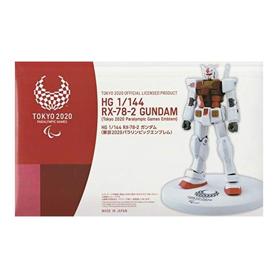 ТОКИО2020 HG 1/144 RX-78-2 Гандам Красная версия. Паралимпийская эмблема Токио 2020 Мобильный костюм Гандам