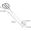 Stainless steel BBQ tongs Buffet food tongs Bread tongs Food tongs BBQ BBQ tools - Mishan