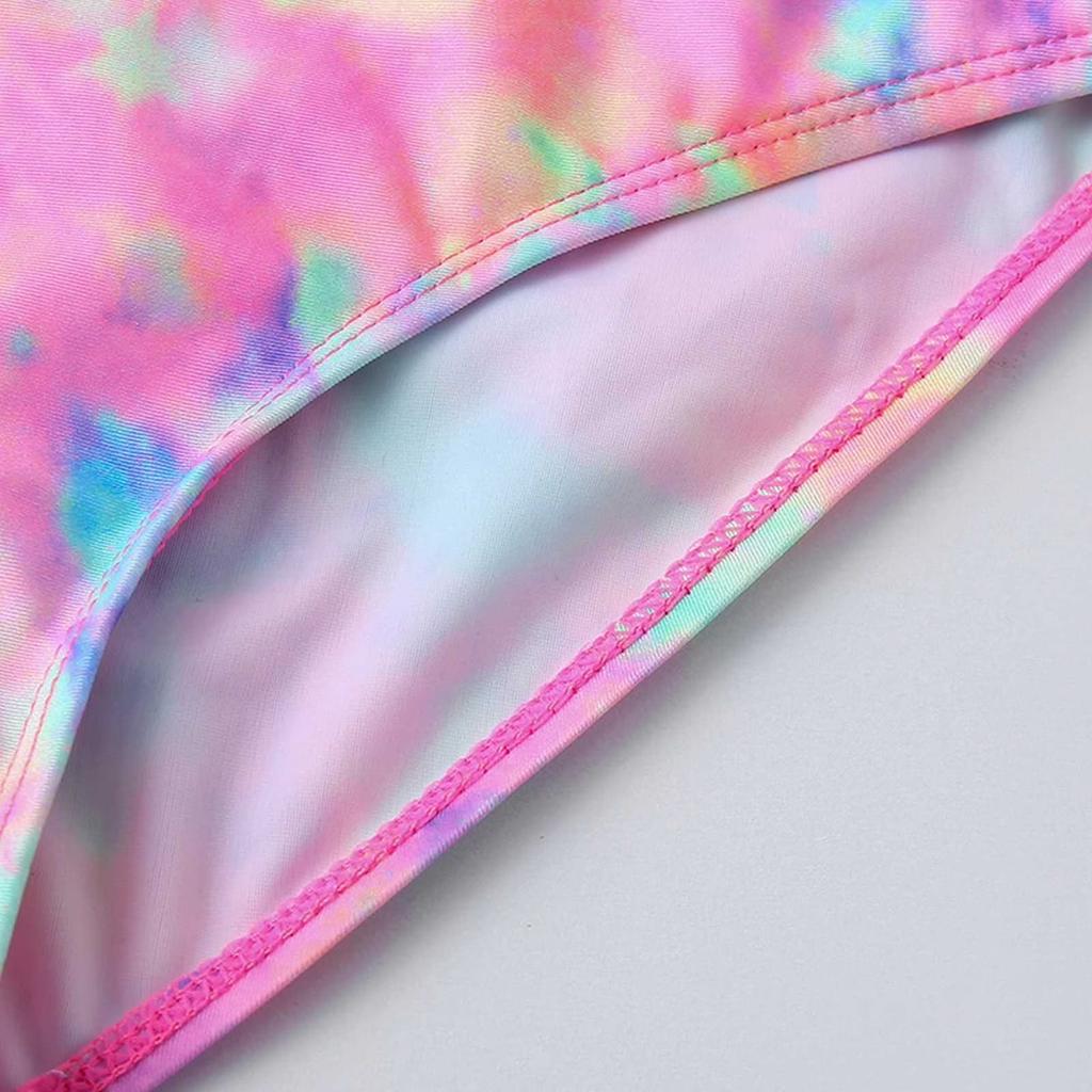 Fato de Banho de Peça Única Estampado para Meninas Moda Casual Para Crianças