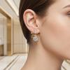 Drip Crystal Zircon Earrings Women Jewelry Bowknot Earrings Rhinestone Pendant Earrings  Date Night