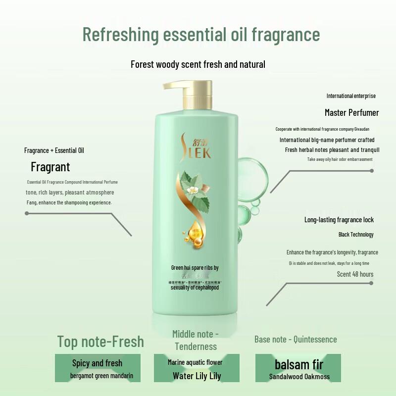 Selsun Green Tea Seed Oil Control Fluffy Shampoo