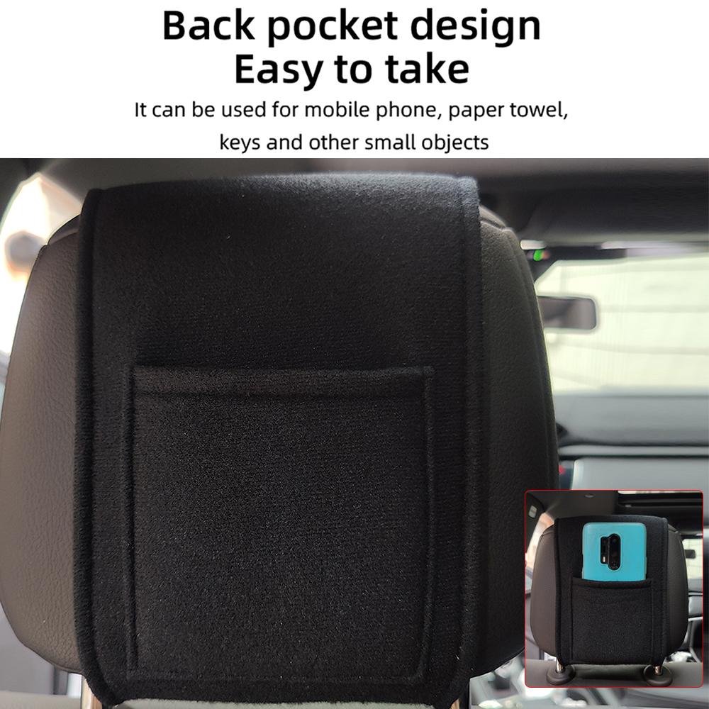 1 PCS Car Headrest Cover For Aixam GTO 500 Crossover Crossline GTI City MINAUTO MEGA SANSATION Car Storage Bag Auto Accessories
