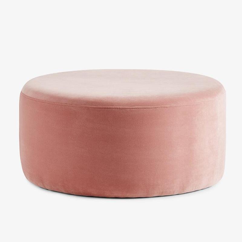 Диаметр 60 см Модные табуреты и пуфы Обувь Магазин одежды Диван Круглый Магазины Подставка для чая Столы Диван Большие педали 6 цветов розовый 92869₽