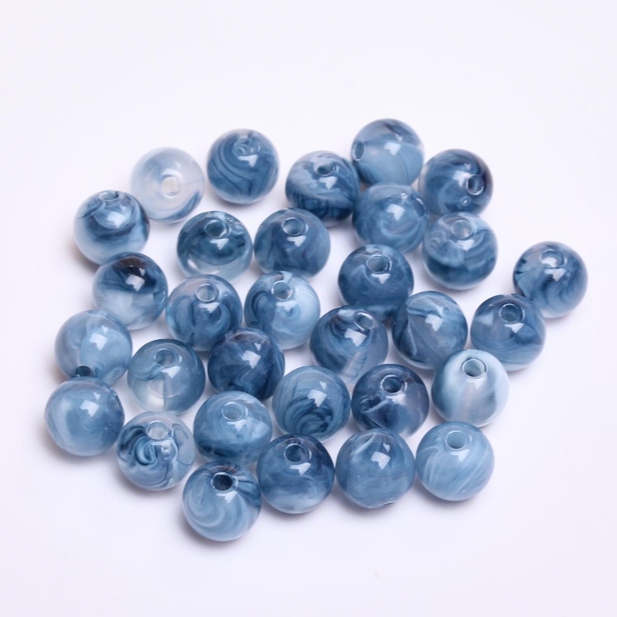 

Vogue Круглые Свободные Бусины Браслет Ожерелье Аксессуары Изготовление Ювелирных Изделий Мода 30 шт. Аксессуары для Бисероплетения 8 мм Смола Имитация Нефритового Камня Ручная Работа Style11 8mm 30Pcs