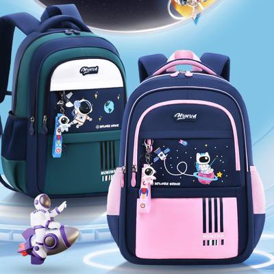 Moda Astronot Baskı Okul Çantası İlköğretim Okulu Öğrencileri için Su Geçirmez Omurga Korumak çocuk Sırt Çantası Sınıf 2 3 6 Unisex Kitap Çantası