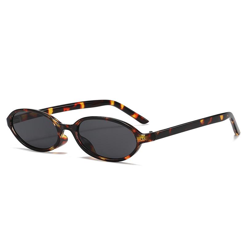JYL TS Halara korean small oval sunglasses, ladies old money shades, UV protection eyewear