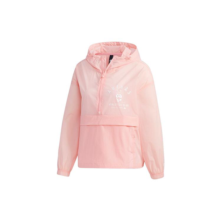 Adidas Jackets Women's Pink Hooded Moderate Other GL5631