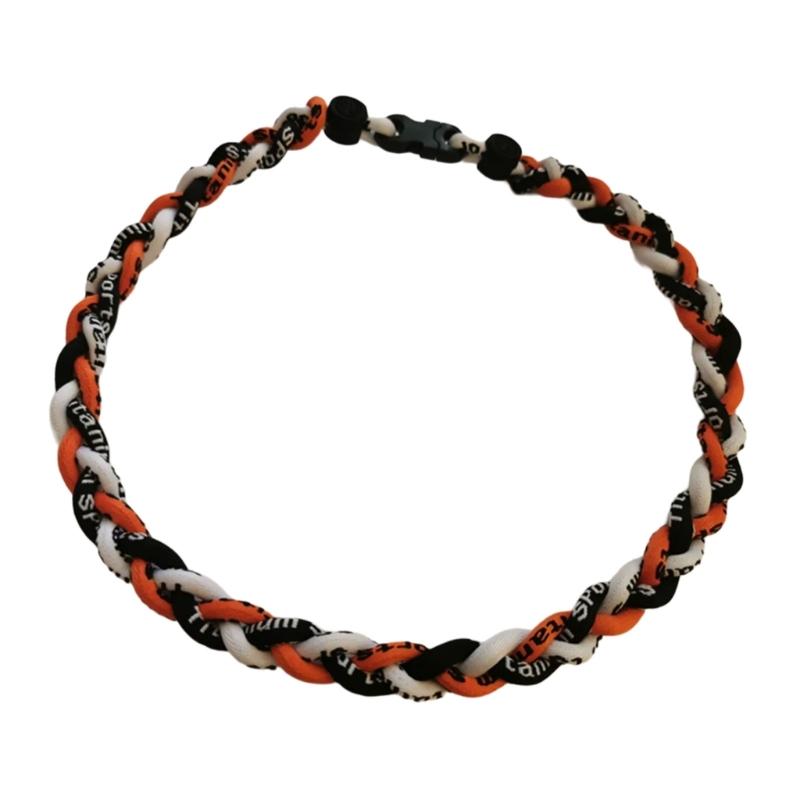 Braided Necklace Adjustable Sports Necklace Unique Charm Necklace Fashion Neck Jewelry Fabric Necklace for Man and Boys