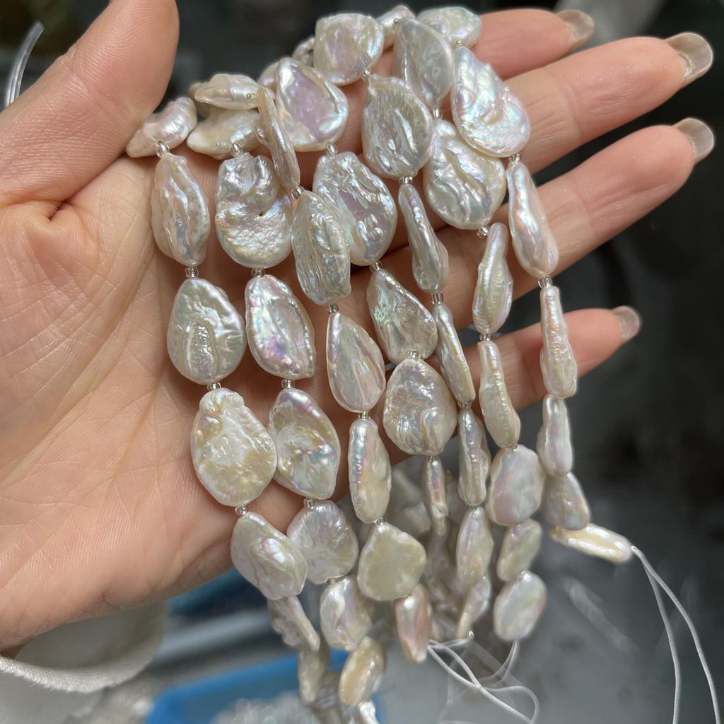 DIY Schmuckzubehör Tropfenförmige Barock-Birne Für Schmuckherstellung DIY Halskette Ohrringe Armband Zubehör Länge 18cm