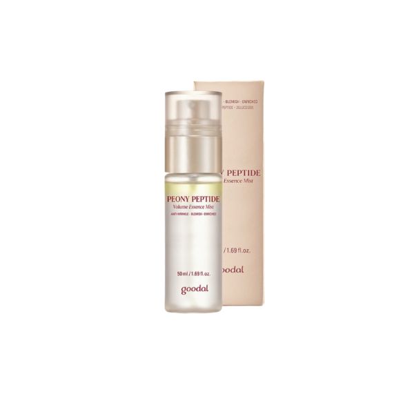 Goodal Peony Peptide Wrinkle & Dark Spot Essence Mist (50ml) - Intensive Aging Care & Glow Mist