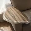 Cotton Thread Circular Carpet Japanese Tassel Harajuku Style Bedside Carpet Nordic Living Room Floor Mat