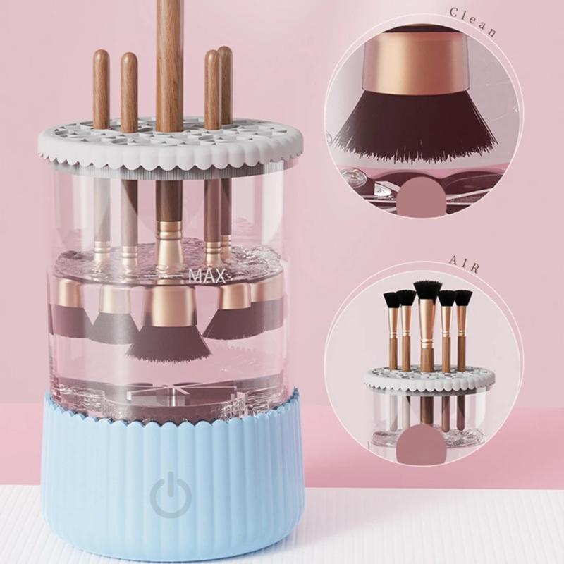 Automatic Rotating Cosmetic Brush Cleaner Electric Makeup Brush Cleaner Multifunctional Cleaning Drying Tool Enduring