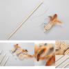 Novel Goldfishes Cat Wand Interactive Play For Feline Friend Cat Teaser Cat Toys Cute Practical