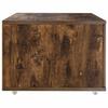 Drawer Cabinet with Wheels Smoked Oak 55 x 45 x 31 cm