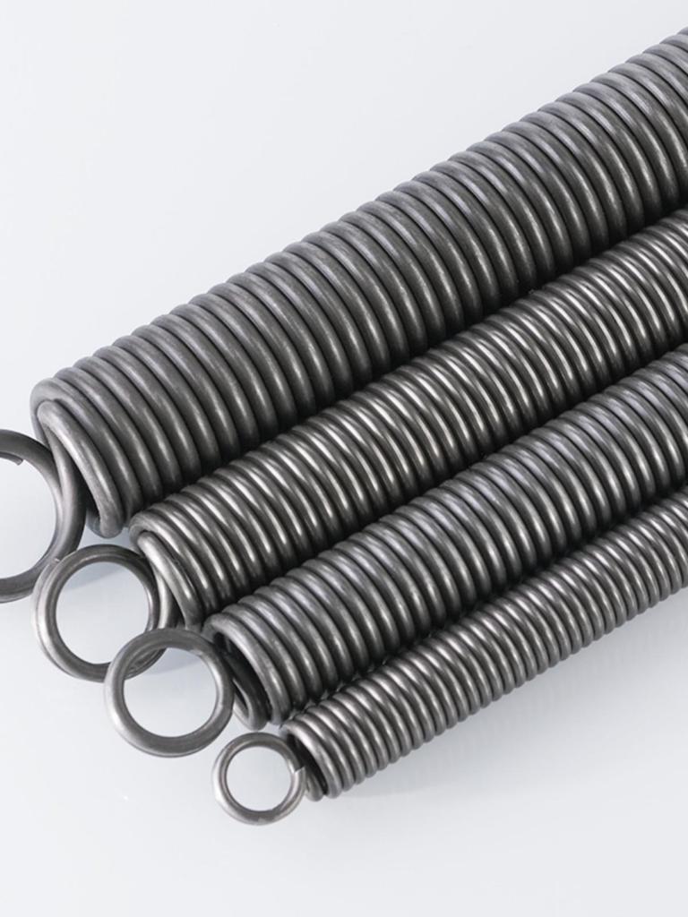 Double Loop Hook Tension Spring, Steel Wire 0.3-6mm, 3-50mm Outer Diameter