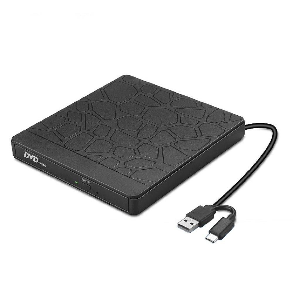 

USB External Optical Drive for Computer Multi-Function HUB DVD Recorder CD-R Writer Burner for Micro SD TF USB Disk Card Reader чёрный