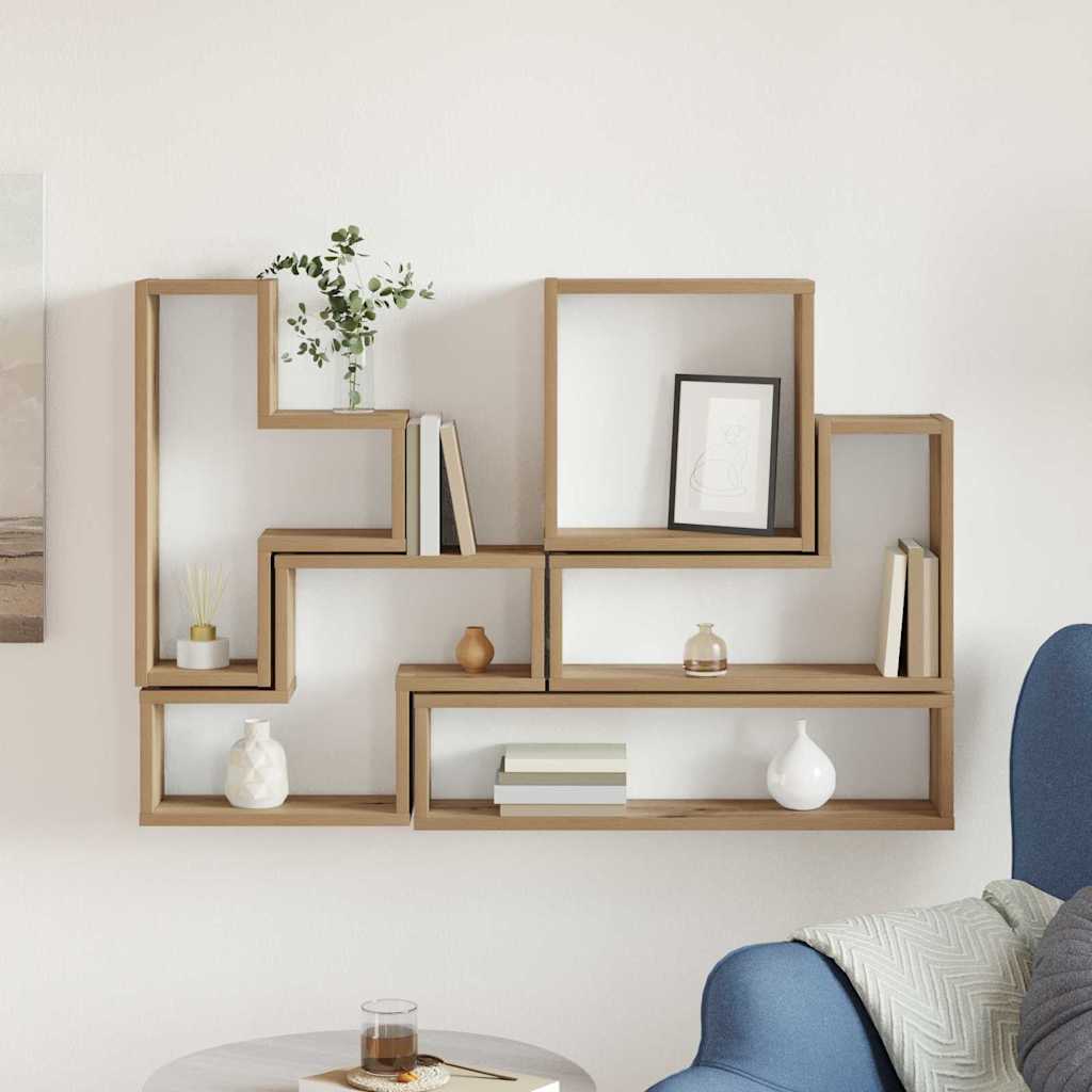 Wall Mounted Shelf Artisan Oak 96 x 12 x 64 cm