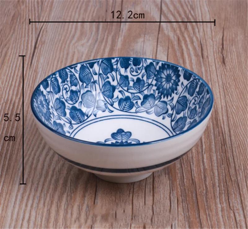 Japońska domowa ceramiczna miska na ryż miska na zupę z makaronem miska na deser Koreańska miska na lody kreatywna retro zastawa stołowa miski w kształcie kapelusza zero waste