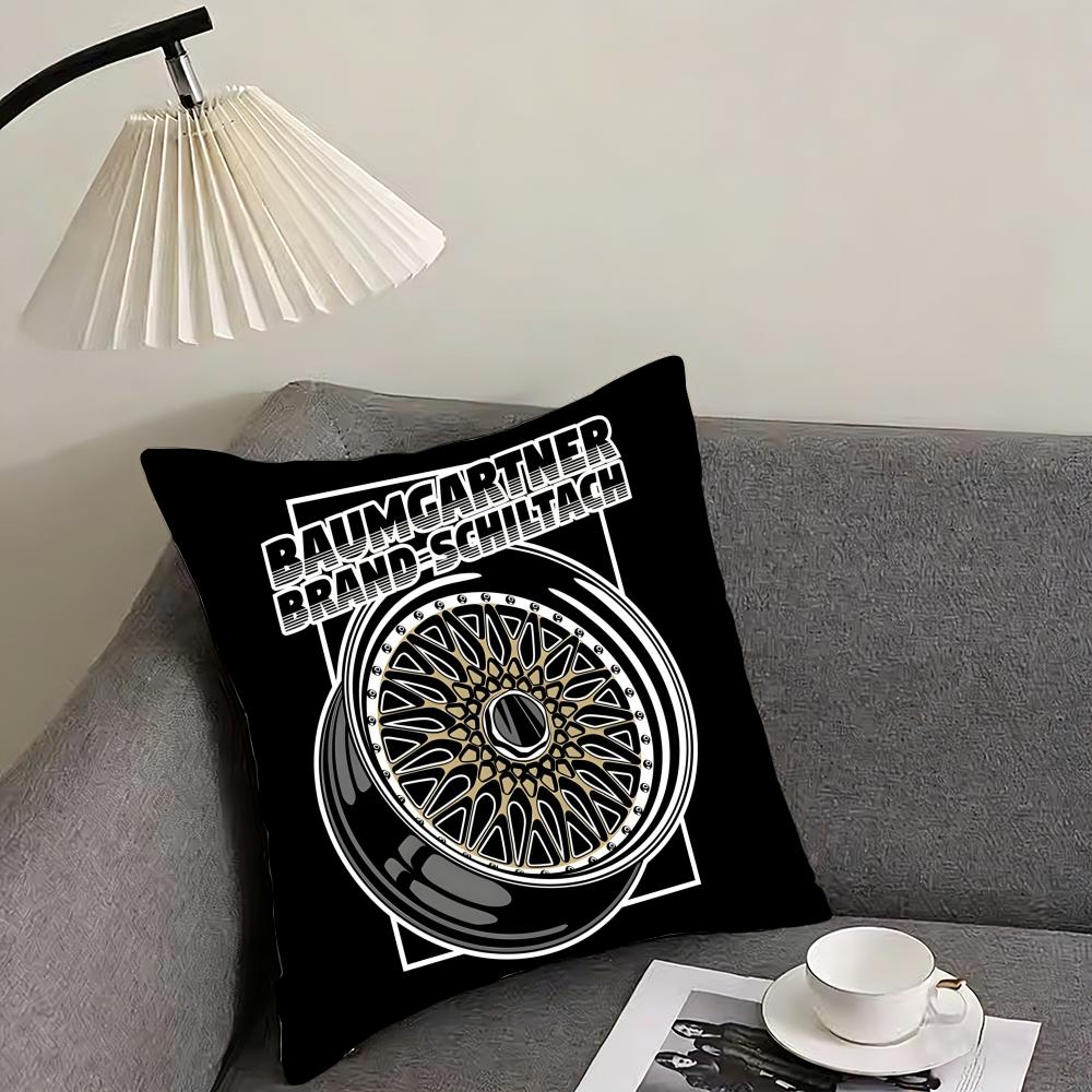 

Stylish BBBSSB simple Cushion Cover Pillowcase Comfort Sofa Bed Silky Elegant Invisible Zipper Decorative Cushion Cover 30x30cm