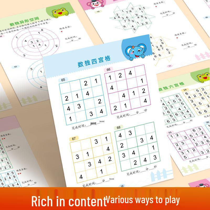 Kids' Sudoku Starter: Step-by-Step Logic & Concentration Game for Primary Students