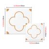 25Style 10Pcs Mandala Tile Stickers, Thick Matte Finish Waterproof Self-Adhesive Floor Wall Decor for Kitchen Home