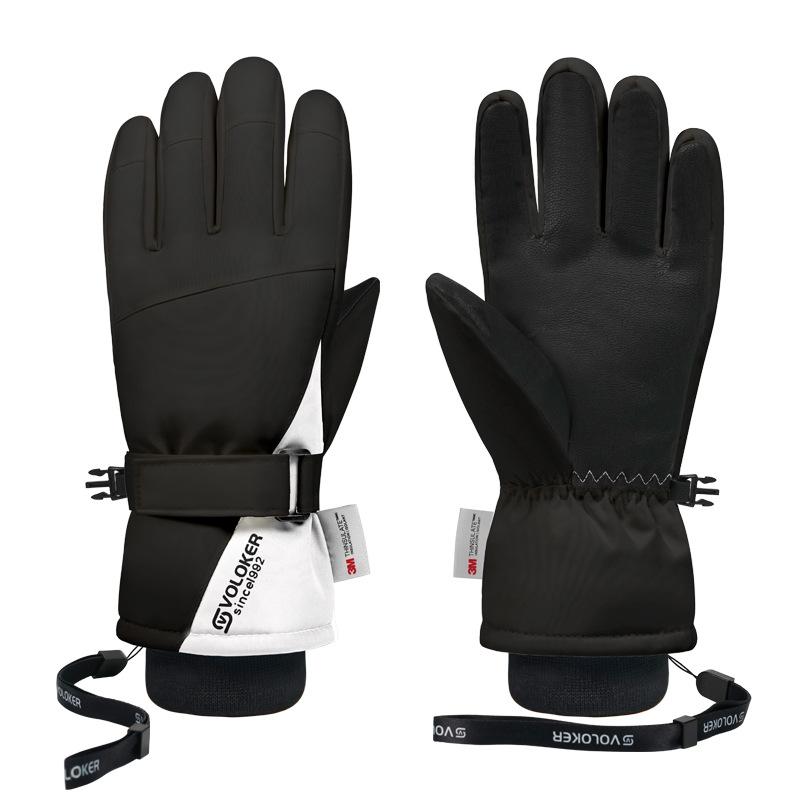 Gloves Skiing Warm Men's Cycling In Autumn and Winter  Touch Screen  Snowproof