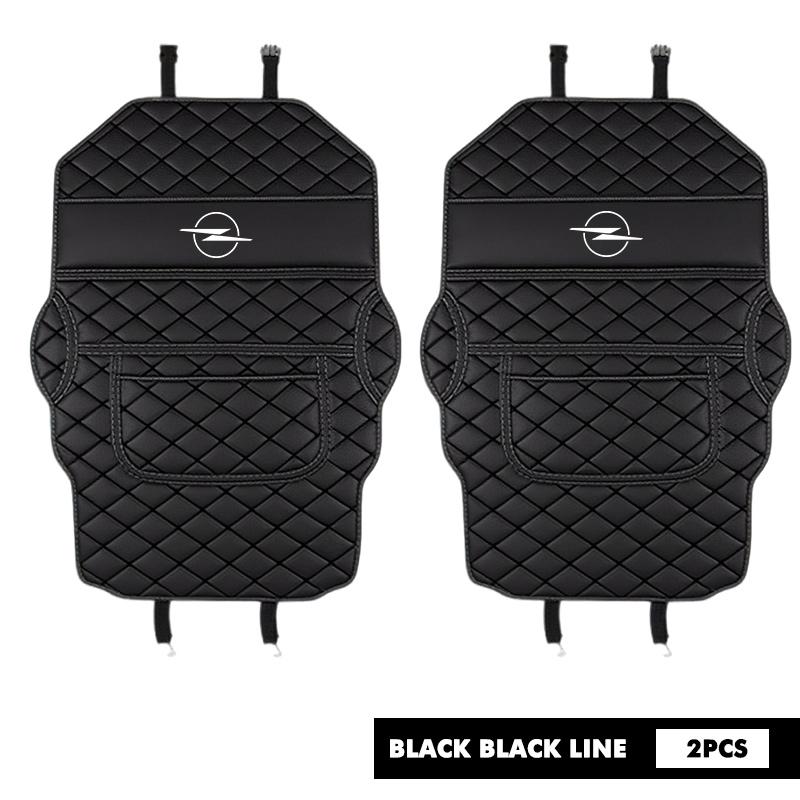 Leather Car Back Seat Protector Seat Mud Anti-Child-Kick Pad For Opel Astra G H J K F Corsa D Zafira B Insignia Mokka Regal