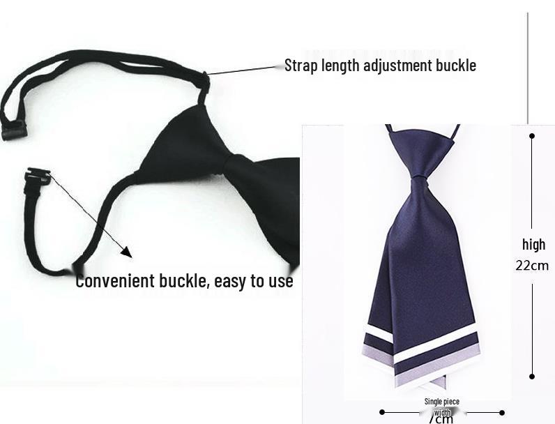 Gravata Borboleta Feminina Estilo Coreano Preppy para Roupa Formal e Apresentação