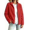 Women's Long Sleeve Jacket with Pockets and Zipper