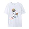 Cute Skiing Unicorn Girls Unicorn Tshirt Unisex Anime Printed Tshirts Gifts Tees Shirts Male Clothing