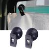 Supporto a Ventosa Montaggio Finestrino Auto Ventosa Clip Gancio Nero Clip a Ventosa Fissatore Ventosa in Plastica Supporto Rimovibile per Tenda Parasole