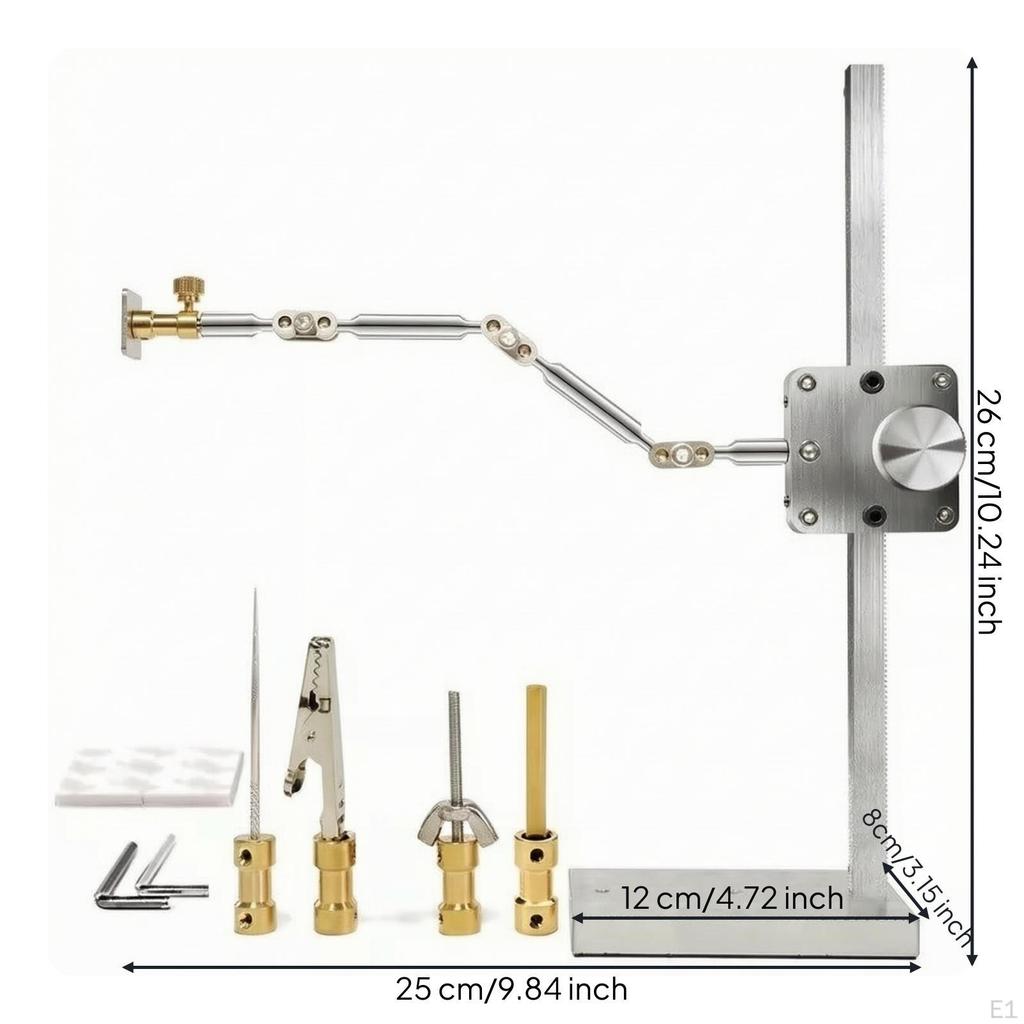 Soporte para StopMotion con Brazo Articulado | Pista elevadora ajustable en altura, Base Metálica de Alta Resistencia