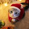 Holiday Pet Cloaks Outfit Christmas Comfortable Washable Polyester Cats Apparels Photo Props