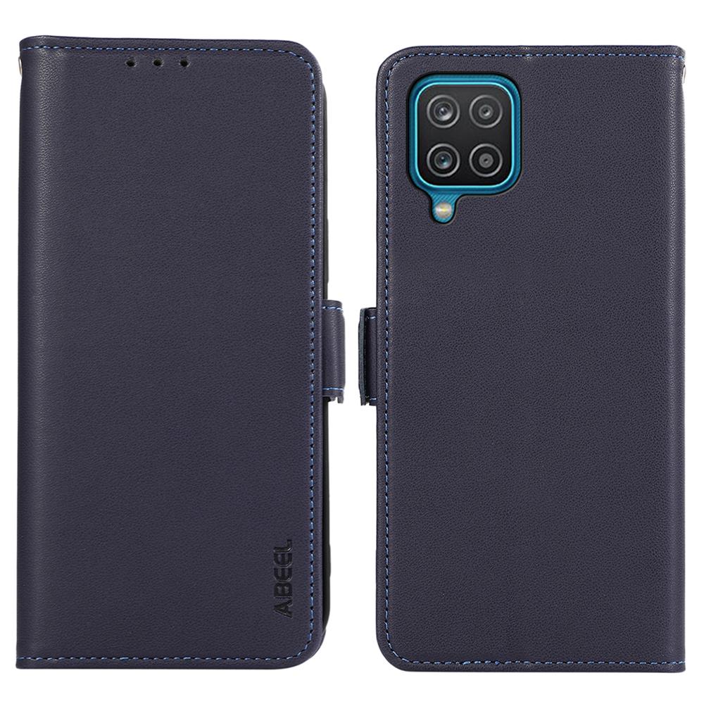ABEEL For Samsung Galaxy A12 Case Wallet Leather Protective Phone Cover RFID Blocking