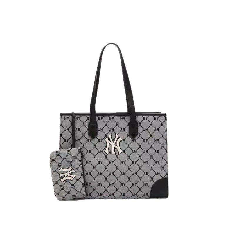 New Korea MLB NY Large-Capacity Fashion Tote Bag - Versatile Single Shoulder Handbag