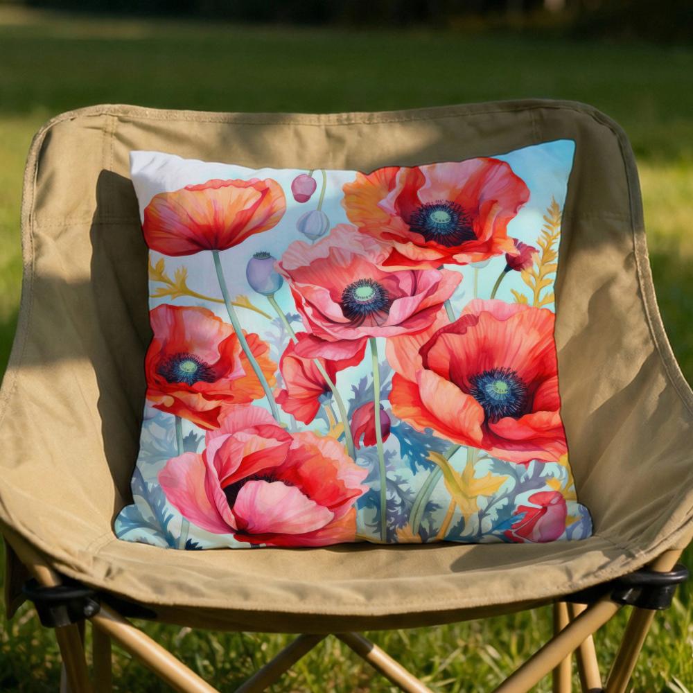 Stunning Colorful Floral Cushion Cover Soft Reversible Durable Pillow Cover MultiScene Use for Home Car Daily Comfort