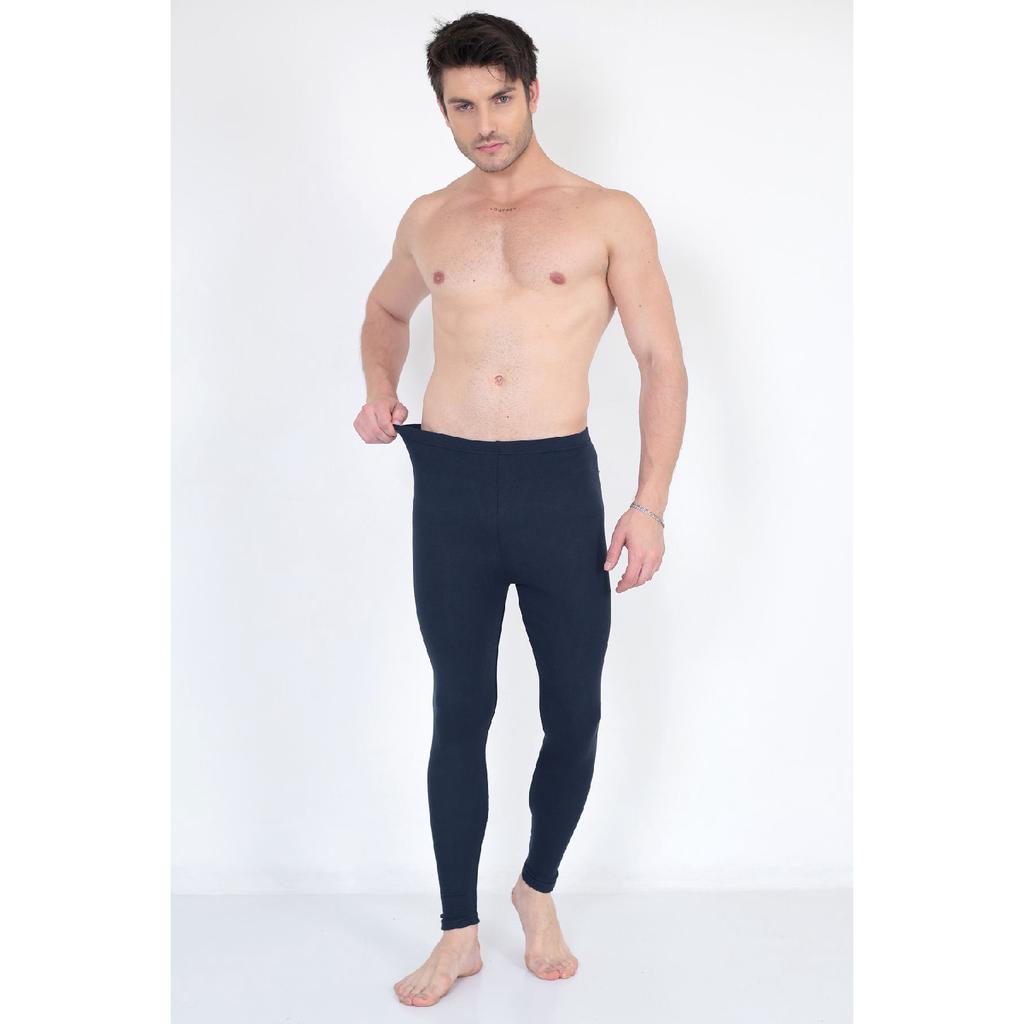 Erhabene Thermounterwäsche | Unisex Thermostrumpfhose aus Baumwolle Schwarz
