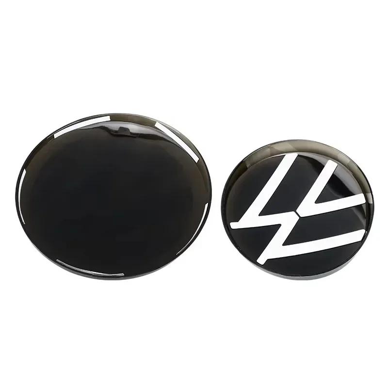 XJBRL1 Car Front Grille Emblem Badge Cover Rear Trunk Lid Sticker For VW Polo GOLF 6 7 8 Passat B6 B7 B8 Variant CC Tiguan Atlas Jetta