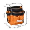 Leather Tool Pouch Tool Bag for Electricians, Woodworkers, and Gardeners Multiple Pockets Easy to Carry and Access