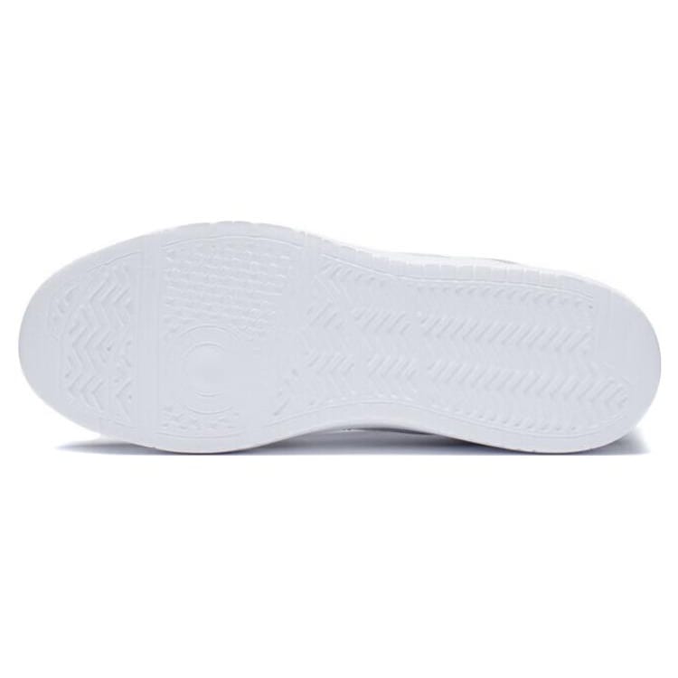 Li Ning Galaxy Sports Fashion Collection Comfortable Coverage Cushioning Low top Skateboard Shoes Men's White AGCS253-5
